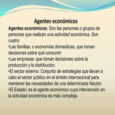 Agentes economicos mod