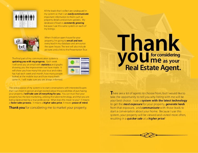 email flyers to real estate agents