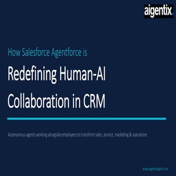 Agentforce: The AI Solution Enhancing Salesforce Customer Engagement | PDF