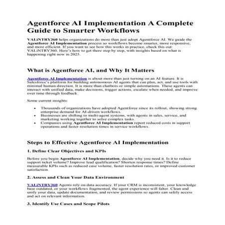 Agentforce AI Implementation A Complete Guide to Smarter Workflows.pdf