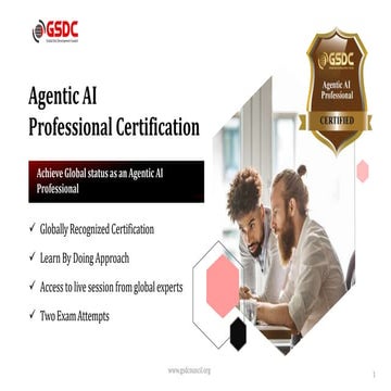 Benefits of Earning an Agentic AI Professional Certification | PDF