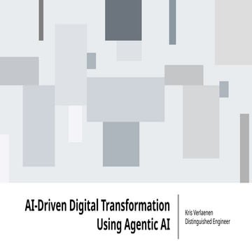 AI-Driven Digital Transformation Using Agentic AI