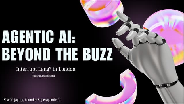 Agentic AI: Beyond the Buzz- LangGraph Studio V2
