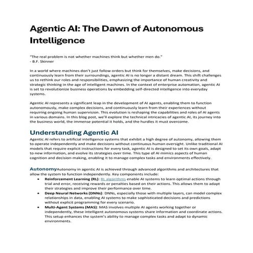 Agentic AI - The Dawn of Autonomous Intelligence1.pdf