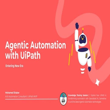 Exclusive Hands-On Workshop: Agentic Automation with UiPath (First Edition)