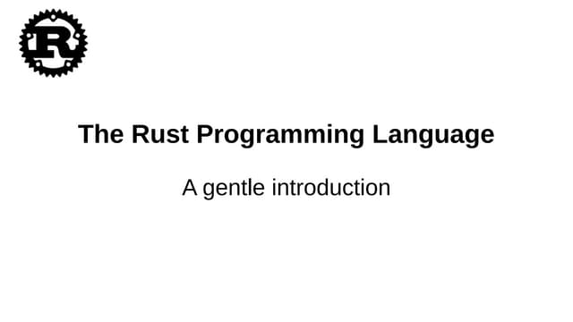 The Rust Programming Language | PDF