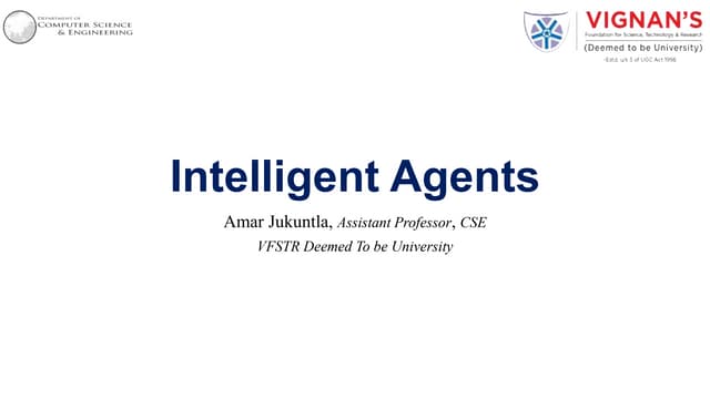 Intelligent Agents 