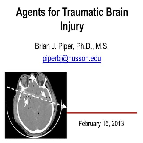 Agents for Brain Injury
