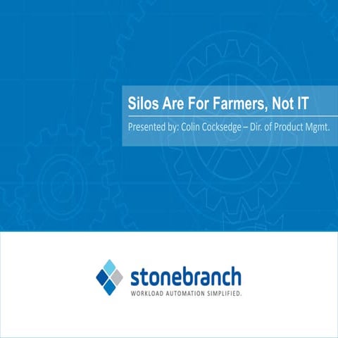 Silos Are For Farmers, Not IT