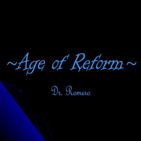 Age of reform(1)