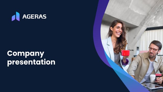 Ageras' $36M private equity pitch deck