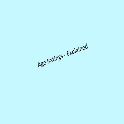 Age Rating Presentation