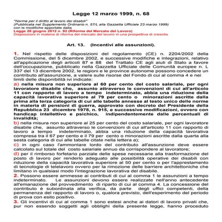Agevolazioni art 13_legge68 PDF