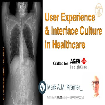User Experience & Interface Culture in Healthcare