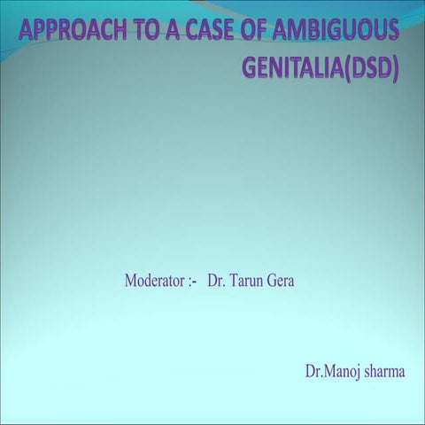 disorder of sexual differentiation 