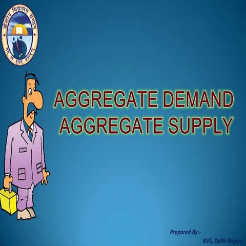 Aggregate demand & aggregate supply