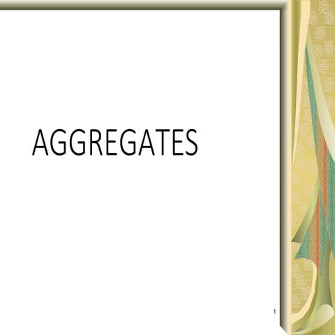 Aggregates notes in concrete technology. pptx