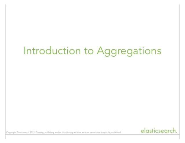 ElasticSearch - Introduction to Aggregations