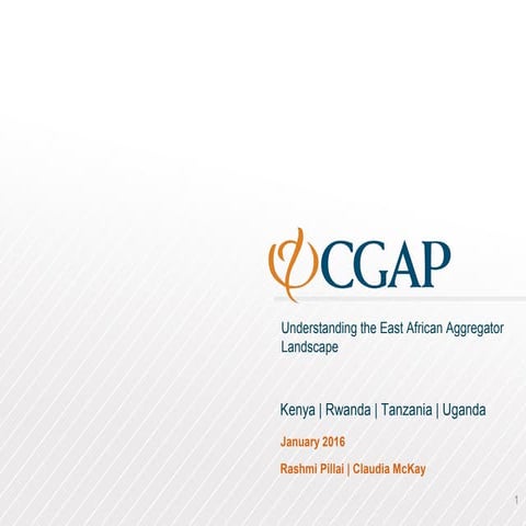 Understanding the East African Aggregator Landscape