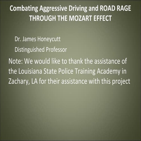 Road rage power point | PPTX