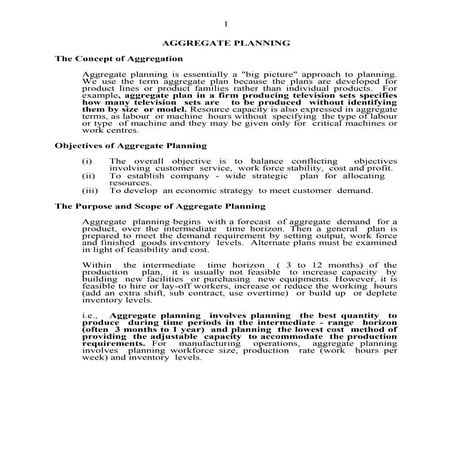 Aggrigate planning   copy