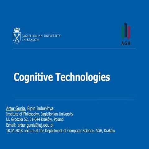 Cognitive technologies
