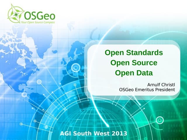 Introducing Open - Keynote at AGI South West