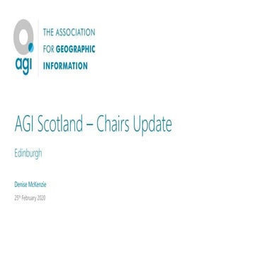 AGI Scotland 2020 - Chairs Update