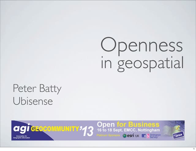 AGI geocommunity 2013