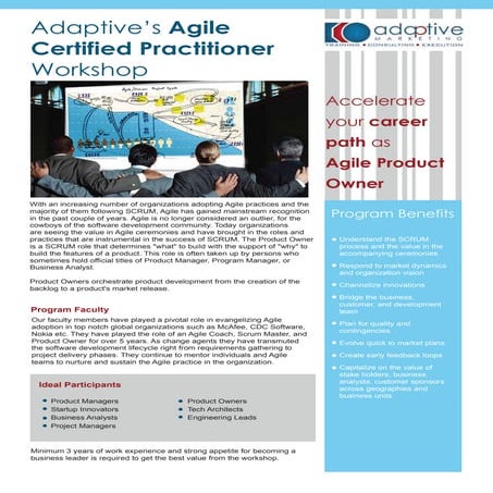 Agile for Product Owners Workshop