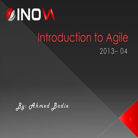 Introduction to Agile