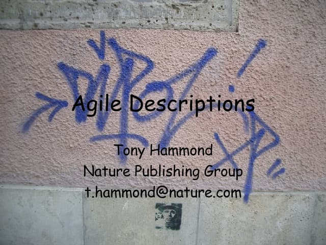 Agile Descriptions