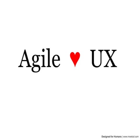 Agile ♥ UX