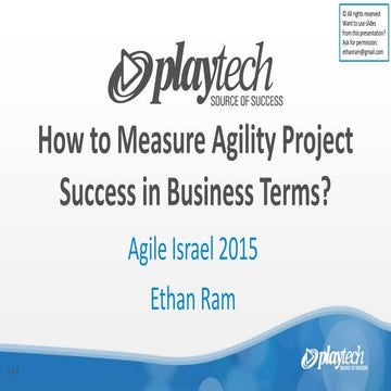 How to Measure Agility Project Success in Business Terms