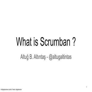 Scrumban