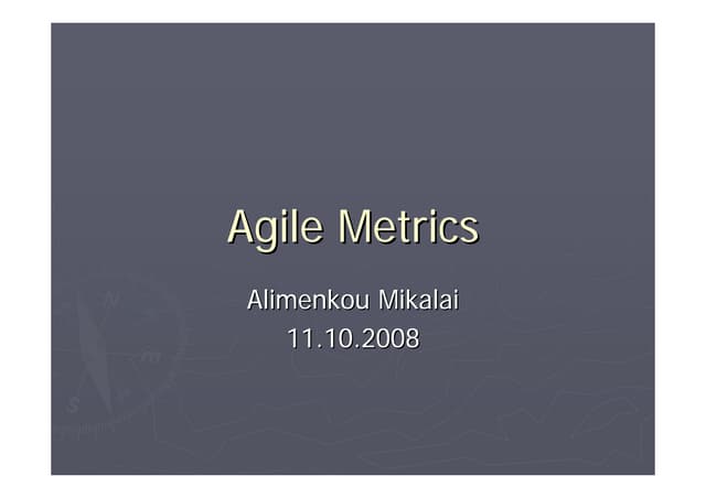 Agile Metrics