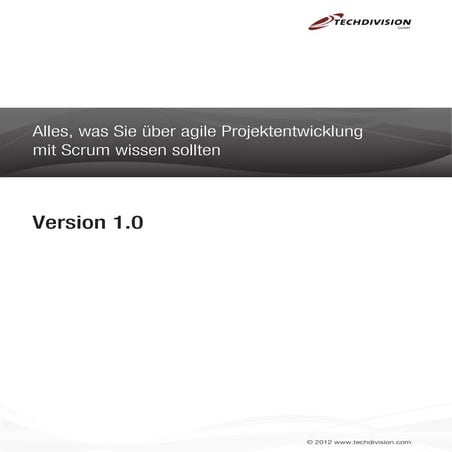 Agile Projektentwicklung mit SCRUM