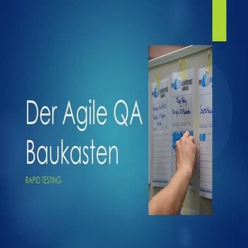 Der Agile Qualitätsbaukasten - PHP Unconference 2014