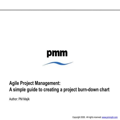 Agile: A guide to creating a project burndown chart
