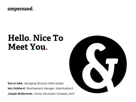 Agile & Test Driven Development: The Ampersand Commerce Approach
