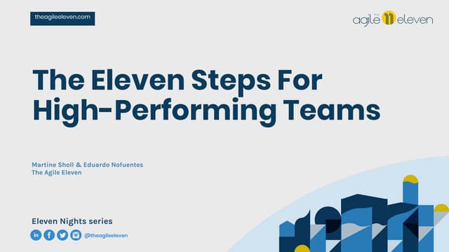 Agile Ways of Working For High-Performing Teams