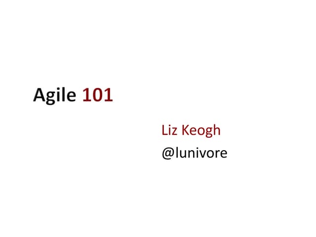 Agile101