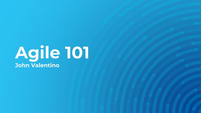 Agile 101