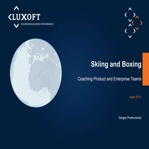 Skiing and boxing: coaching product and enterprise teams