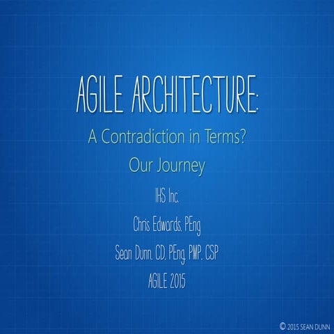 Agile 2015 architecture (draft)