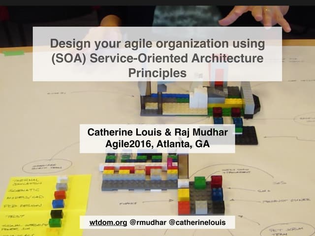Agile2016: Design Your Agile Organization Using SOA (Service-Oriented Archite...