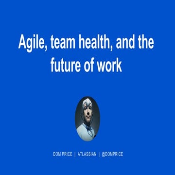 Agile 2018 keynote session w/ Dom Price