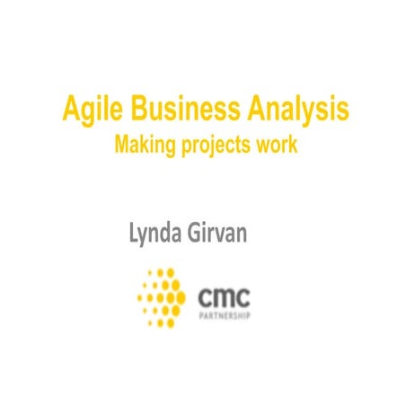 Agile and Business Analysis | PDF