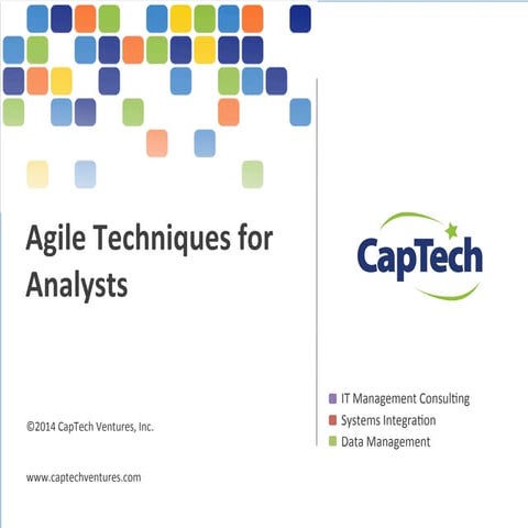 Agile Analysis Techniques by Harlan Bennett and Kevin Pious