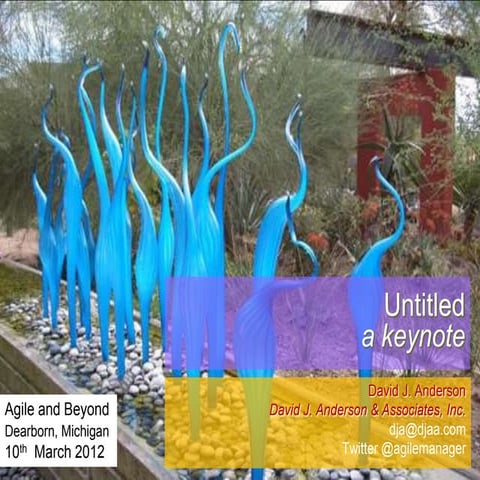 Key Note - Agile & Beyond - Stop Doing Agile! Start Thinking Agility